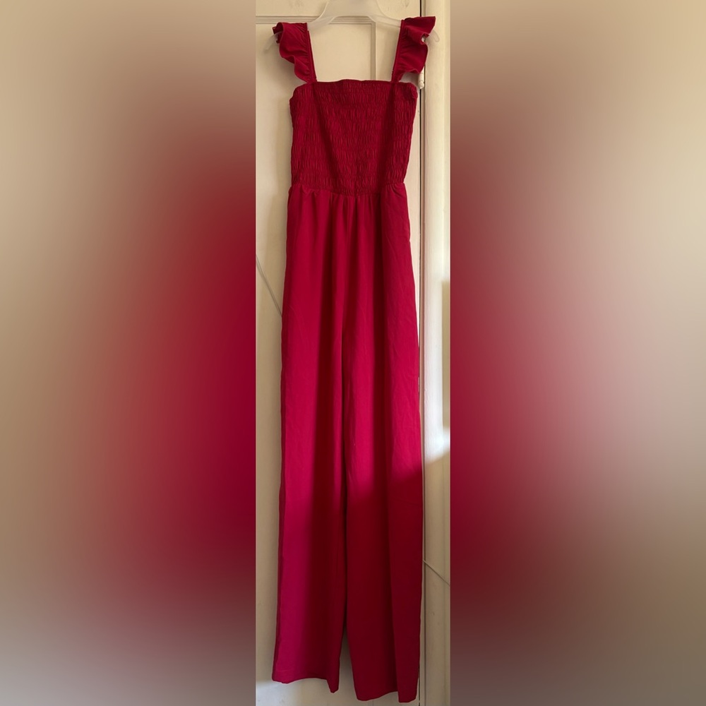 Elegant Red Jumpsuit